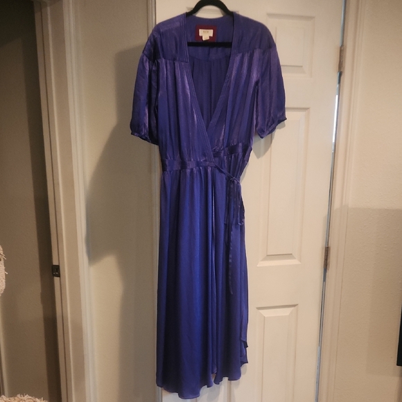 Anthropologie Dresses & Skirts - MAEVE by Anthropologie Purple Wrap Dress Sz Large NEW Never Worn, No Tags